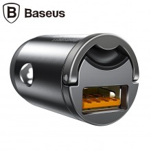 Автомобильное зарядное устройство Baseus Tiny Star Mini Quick Charge Car Charger USB P Grey VCHX-A0G